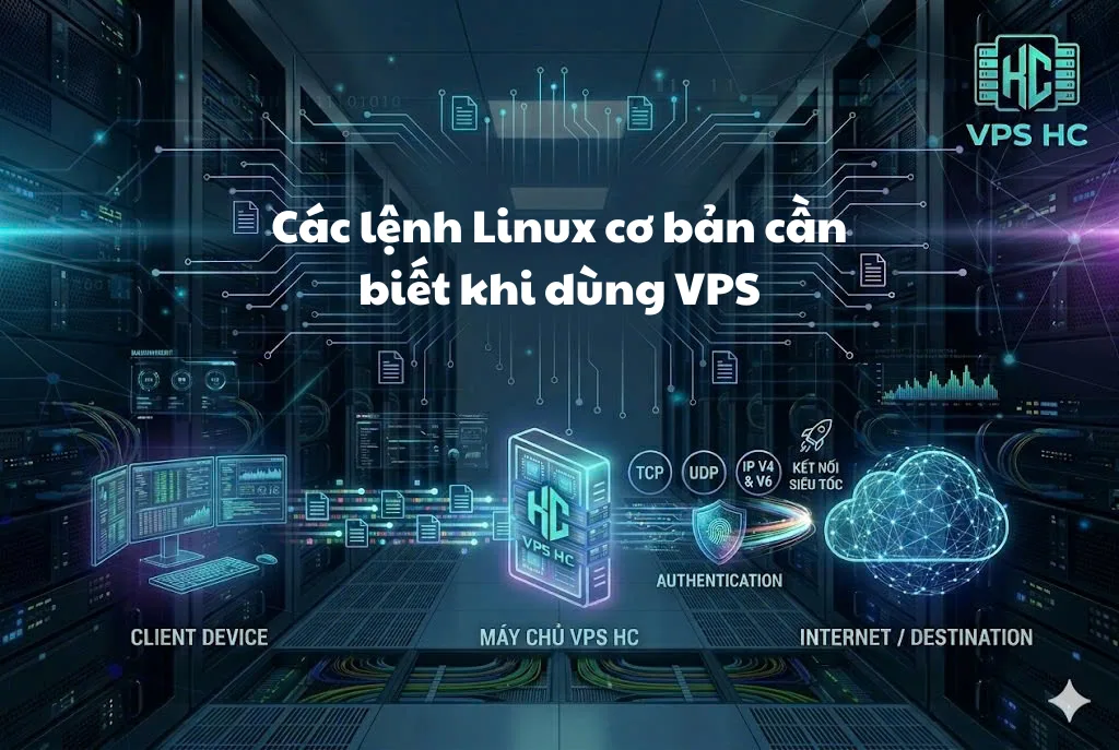 Các lệnh Linux cơ bản cần biết khi dùng VPS
