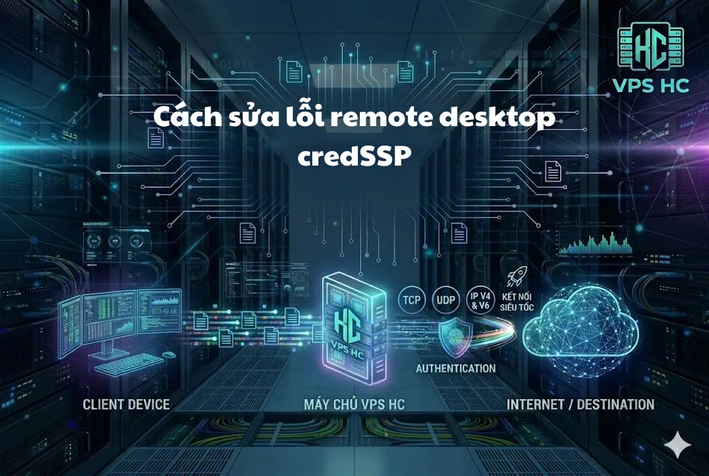 Cách sửa lỗi remote desktop credSSP