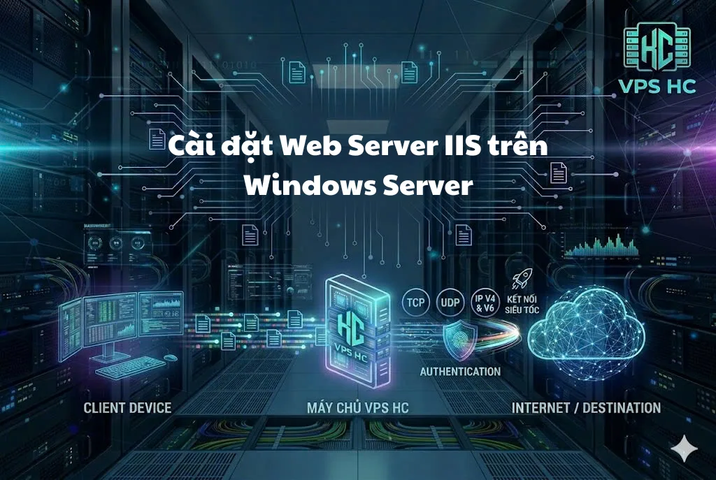 Cài đặt Web Server IIS trên Windows Server