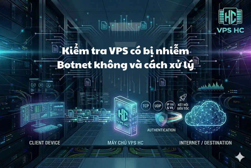 Kiểm tra VPS có bị nhiễm Botnet không và cách xử lý