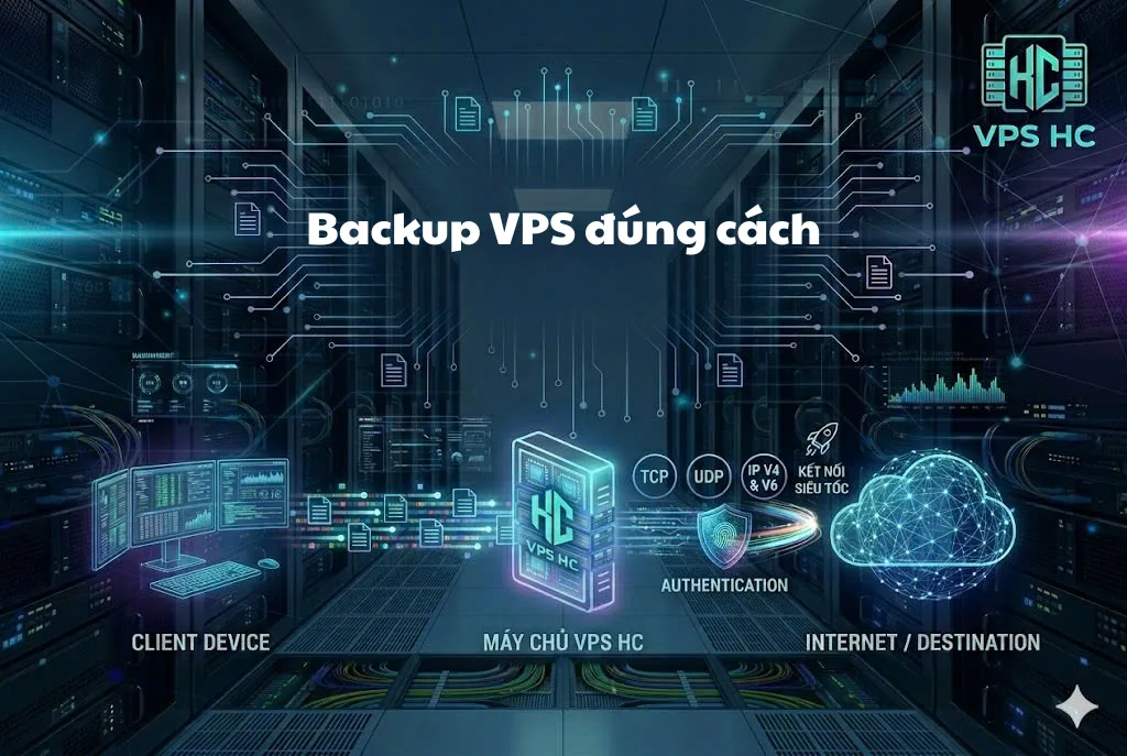 Backup VPS đúng cách