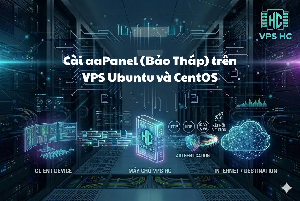 Cài aaPanel (Bảo Tháp) trên VPS Ubuntu và CentOS